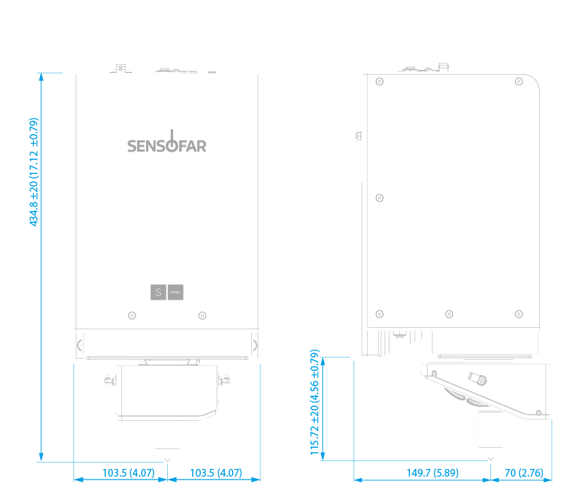 s-neox090cr-sensor-dimensions.png S neox Cleanroom sensor dimensions